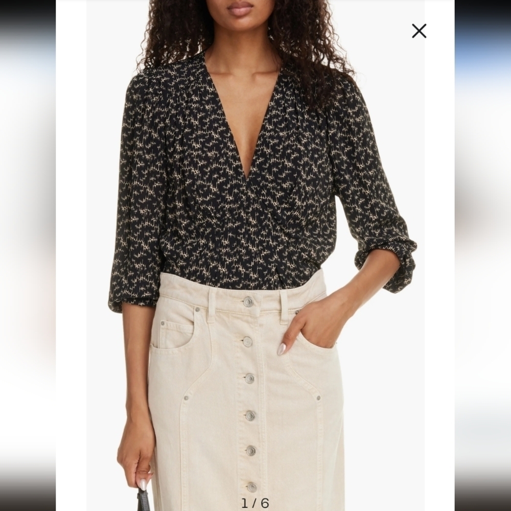 Eddy Long Sleeve Top Isabel Marant Étoile
